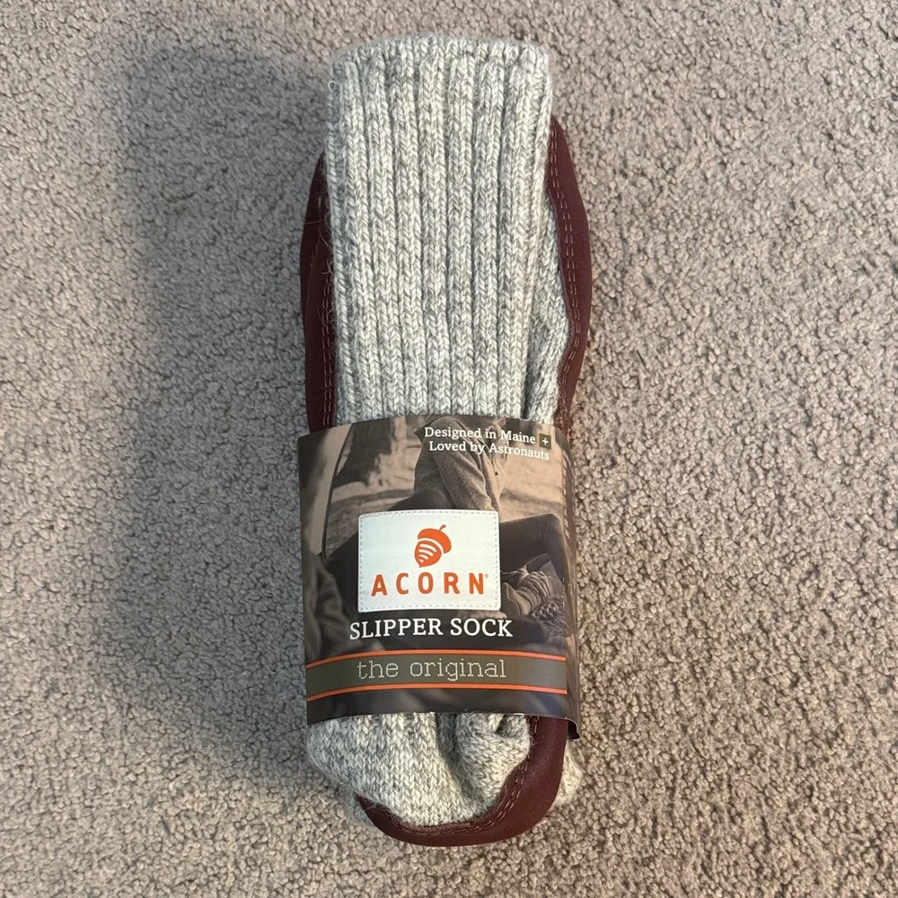 Acorn Slipper Socks Large - Picture 1 of 6